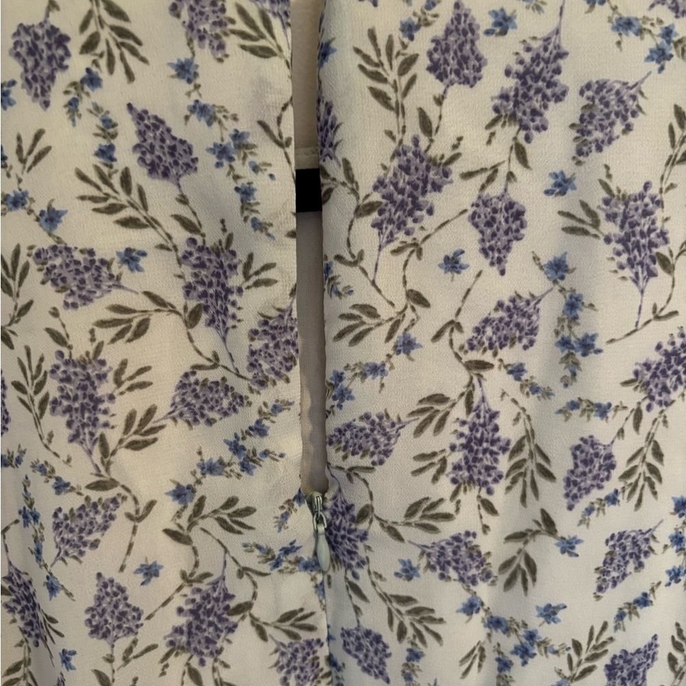 Lush Light Blue Lilac Floral Dress Size Small NWT - Picture 6 of 13